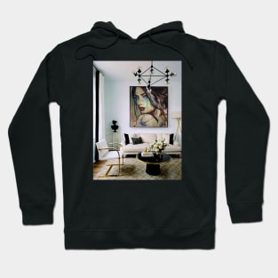 Blue swallow room Hoodie